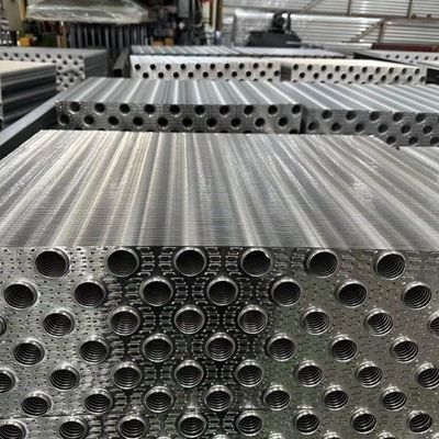 High Heat Transfer Performance Condensing Louvers Specification 21*21.65mm Anticorrosive Aluminum