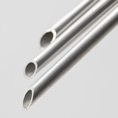 Anodized Grooved Aluminum Pipe 3003 3003N Internally Threaded Aluminum Tubing