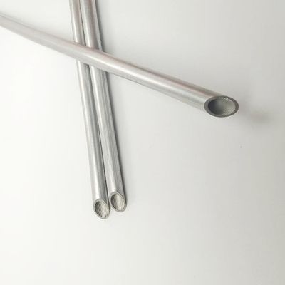 The Heat Transfer Grooved Aluminum Pipe 3003 Aluminum Inside Threaded Aluminum Tube 9.5mm
