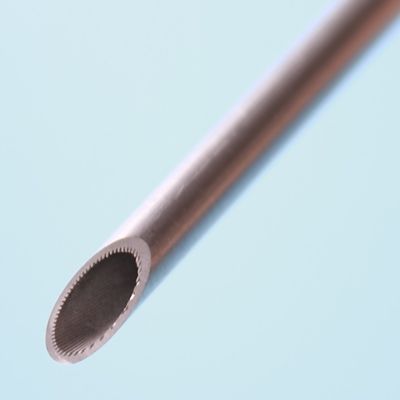 Grooved Aluminum Pipe Heat Exchanger Internal Thread Aluminum Alloy Tubing ECR D7mm