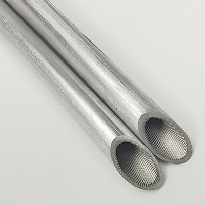 3003 Aluminum Tube General Purpose Internal Threaded Tube Heat Transfer 7mm