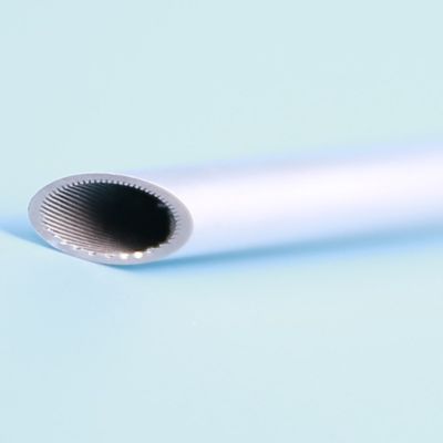 Grooved Aluminum Pipe Heat Exchanger Internal Thread Aluminum Alloy Tubing ECR D7mm