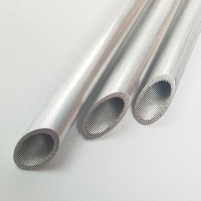 3003 Aluminum Internal Thread Aluminum Tubing Heat Transfer Arear 11mm