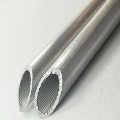 3003 Aluminum Grooved Aluminum Pipe External Diameter 7 Mm