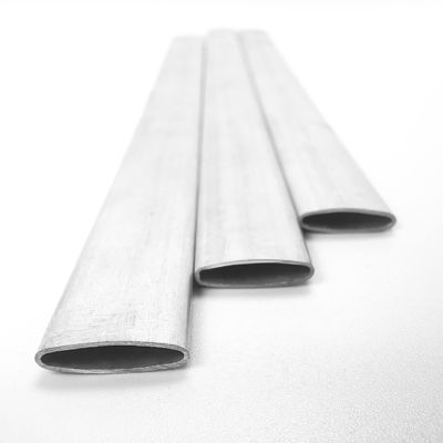 Grade 3103 Aluminium Alloy H12 Oval Flat Tube High Plasticity Weldability Aluminium Tube