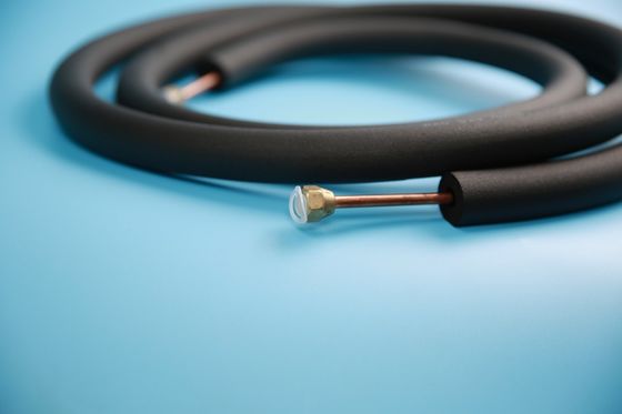 Copper Aluminum AC Connection Pipe For Air Conditioners With Cotton Insulation 5/8"