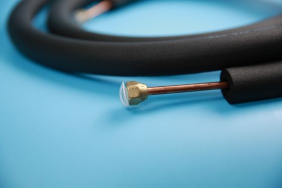 Copper Aluminum AC Connection Pipe For Air Conditioners With Cotton Insulation 5/8"