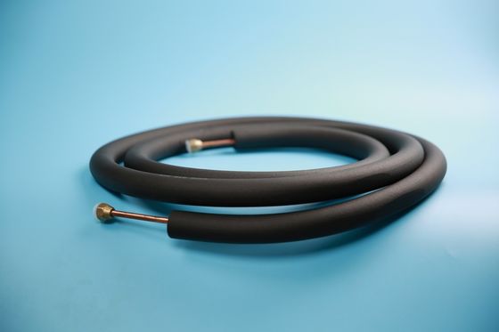 China Copper Aluminum AC Connection Pipe For Air Conditioners With Cotton Insulation 5/8" for sale