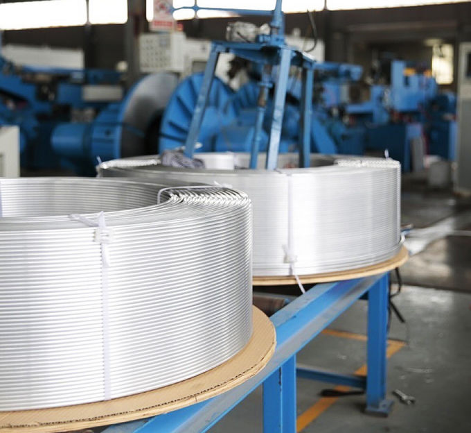 1050 D22  Aluminum Coiled Tube For Cooling Water Tower Power Plant 1