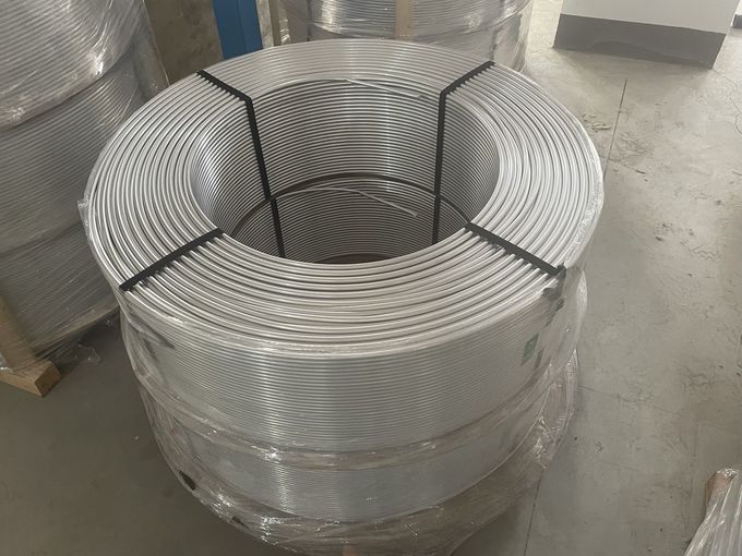 3003 H12 Radiator Cold Drawn Tube Extruding Aluminum Tube Outside Diameter 5 Mm 0